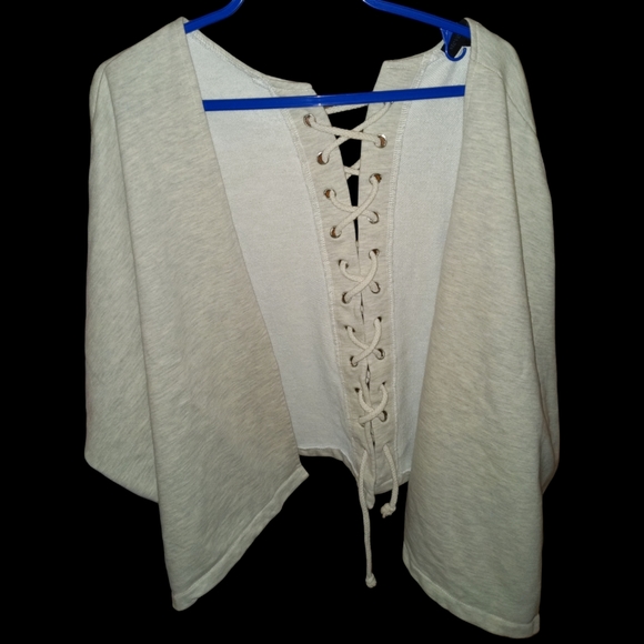 ❤️ Steve Madden Tie Back Cardigan Backless One Size - Picture 1 of 8